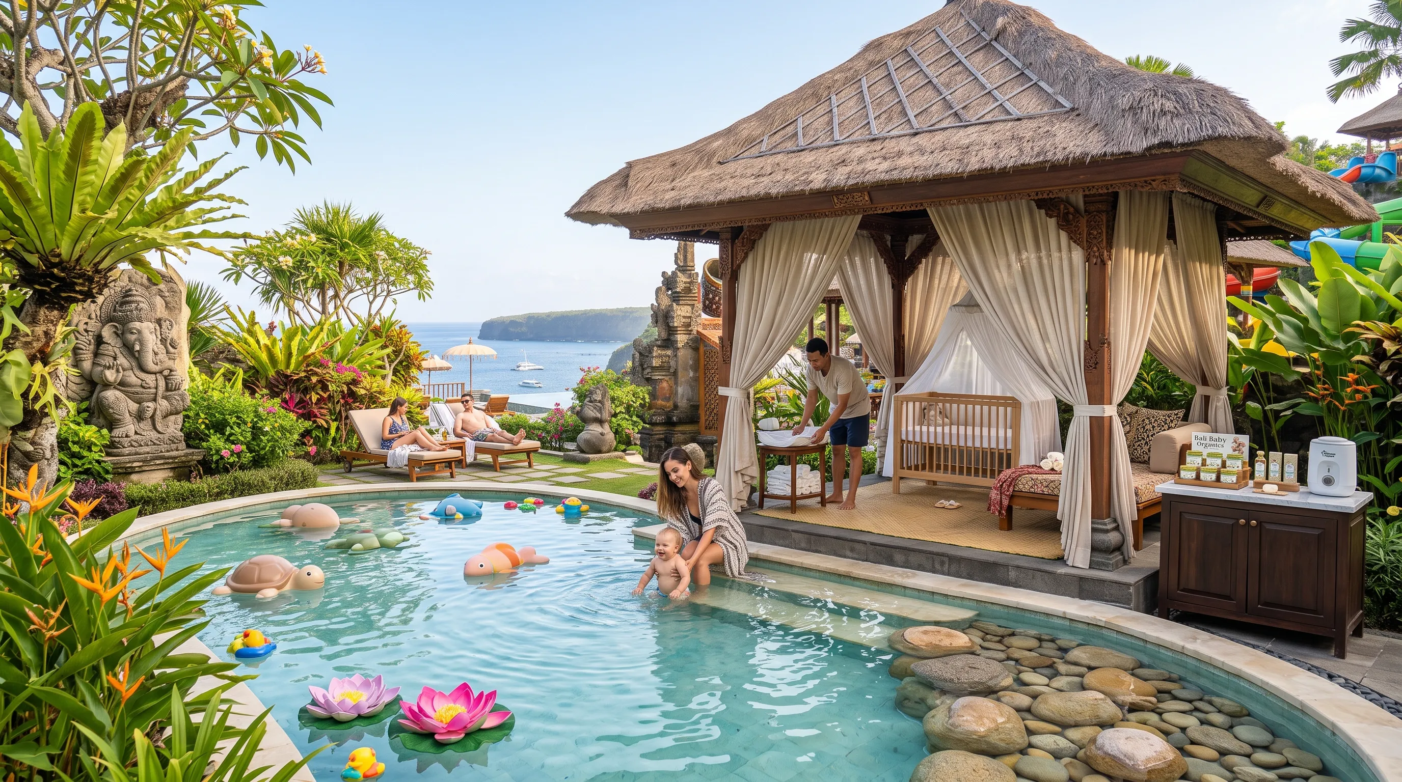 Baby-Friendly Resort in Bali with Crib and Baby Pool