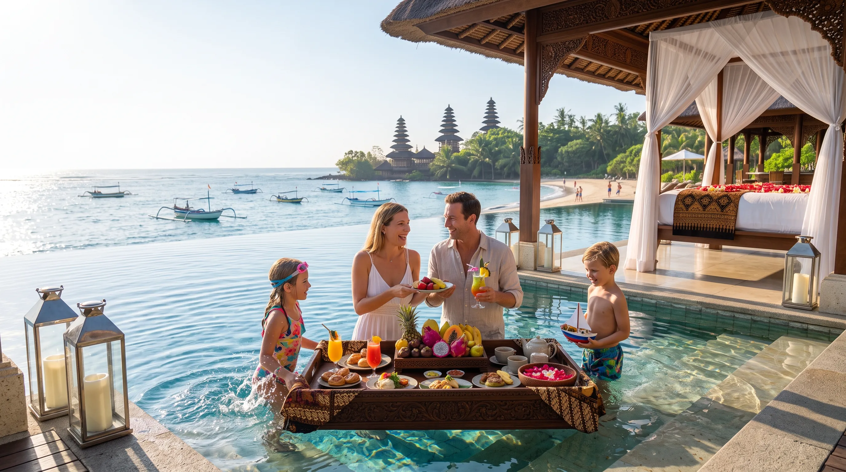 Bali All Inclusive Family Package with Kids at Resort Pool